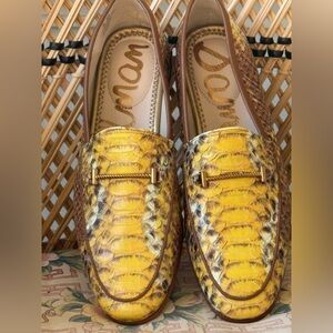 Sam Edelman lion snakeskin flat
